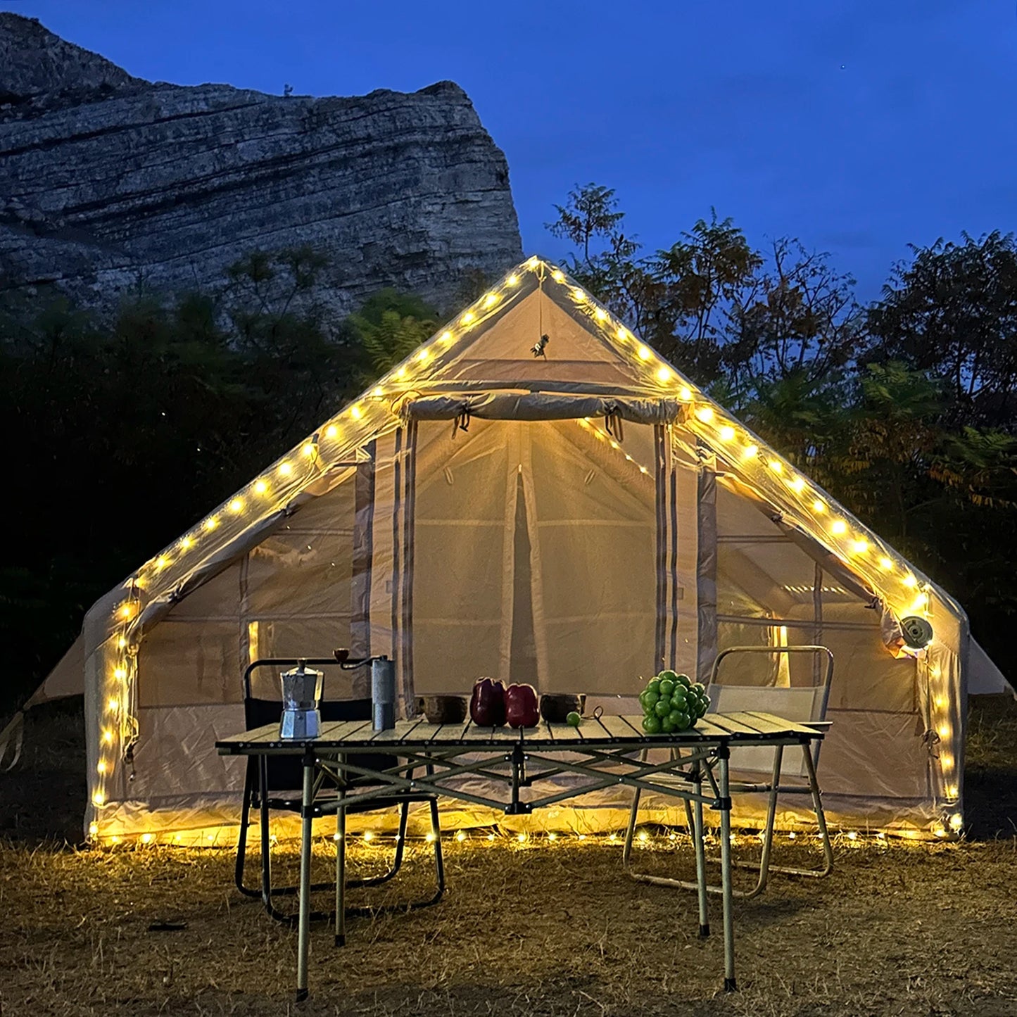 Inflatable Camping Tent Easy Setup Waterproof Windproof Outdoor Self-Supporting blow up tent portable house hiking