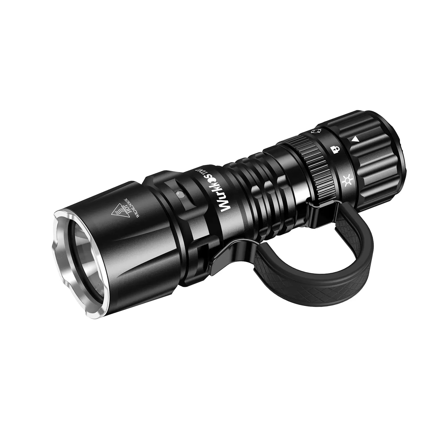 Wurkkos TD07 18350 Tactical Flashlight 1300LM 479M Long Throw IP68 Waterproof Dual Switch & Ring Handle for Police/Daily Use