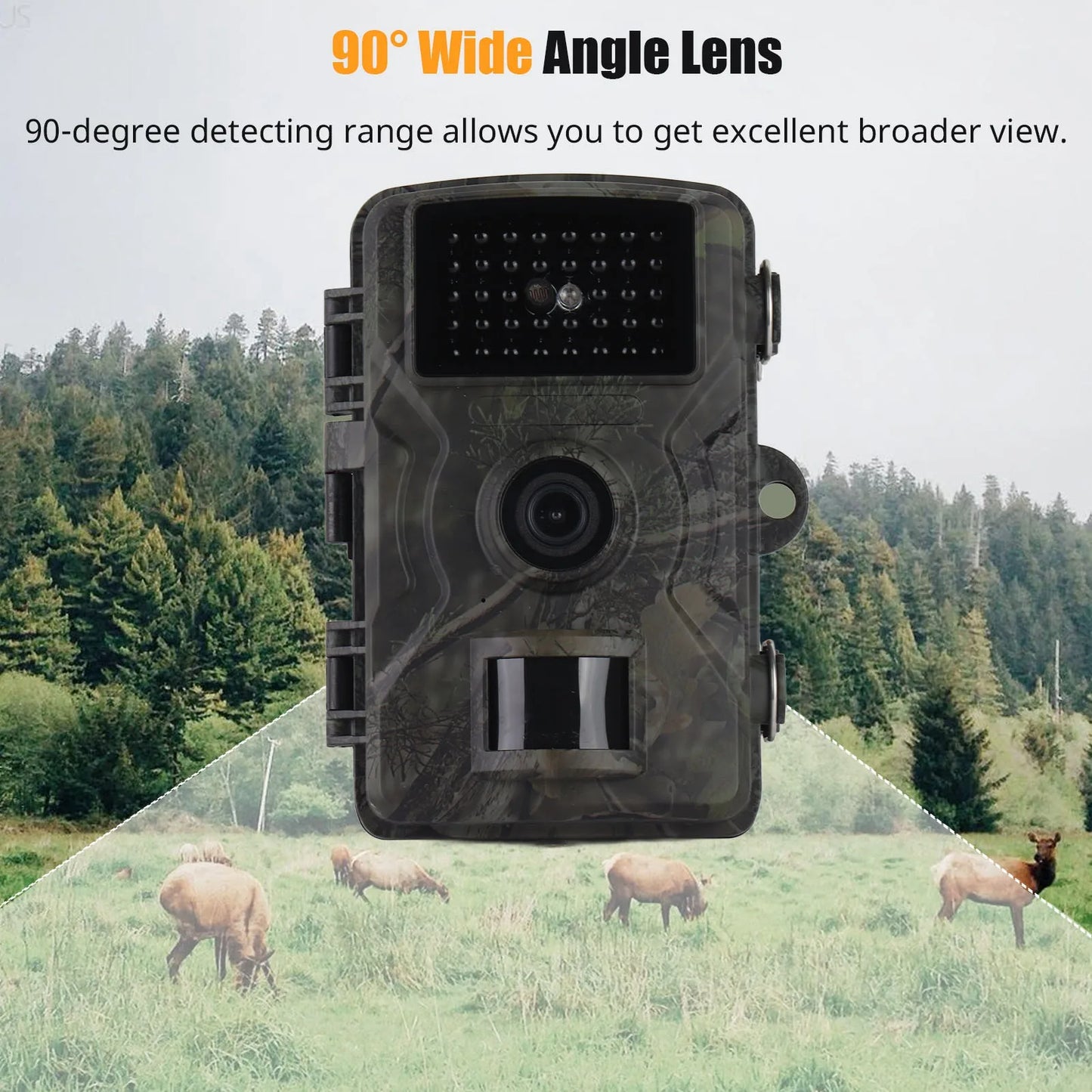 1080P Hunting Camera 2.0in LCD 16MP Infrared Night Vision Mobile Monitoring IP66 Waterproof Trail Camera trail camera