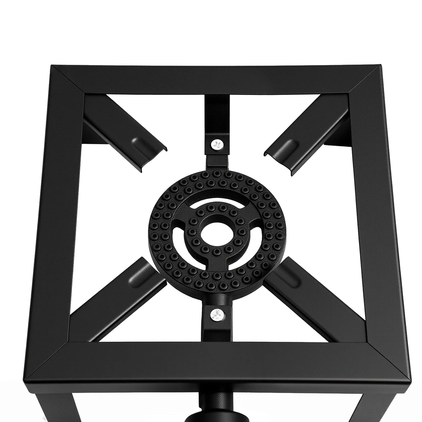 Portable Double Burner Outdoor Gas Stove Propane Cooker with Adjustable 0-10Psi Regulator Hose for Patio Camping, BBQ, Home