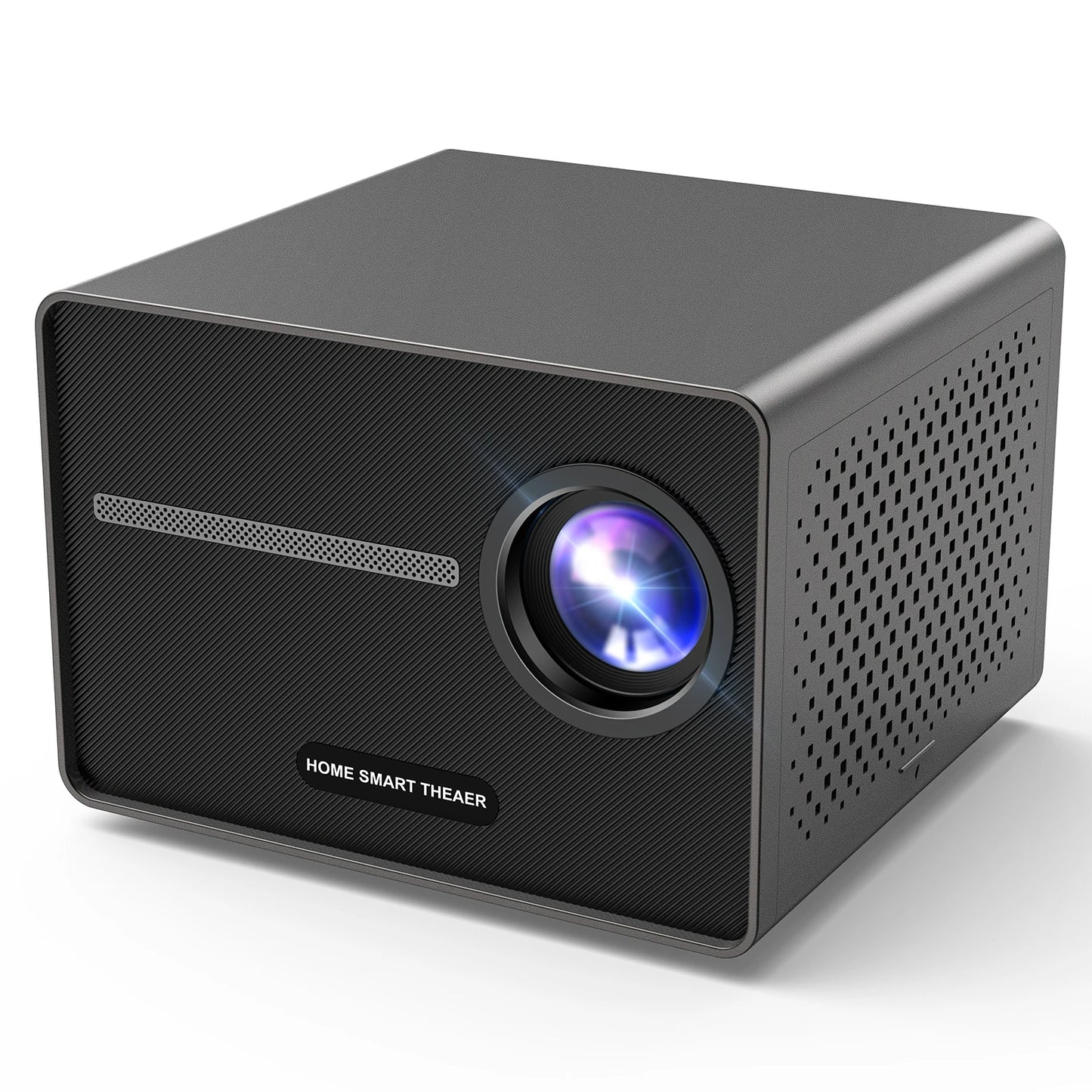 HAPPRUN Electric Focus Mini 1080P Bluetooth Projector, 200" Outdoor Movie Support, Compatible with Smartphone/HDMI/USB/PS5