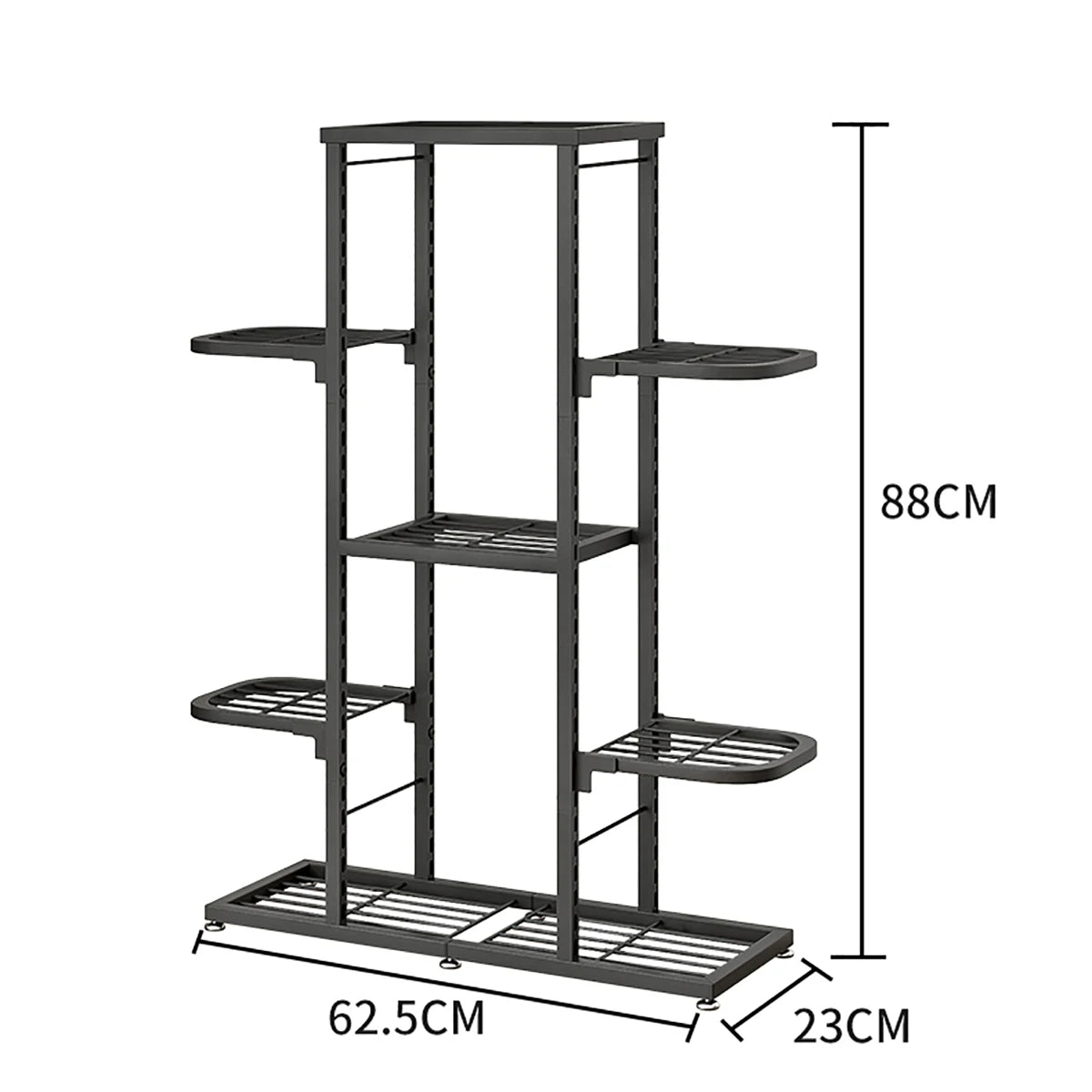 5/7 Tier Plants Shelf Potted Flower Plant Stand Rack Multiple Flower Pot Holder Shelf Indoor Outdoor Planter Display Organizer