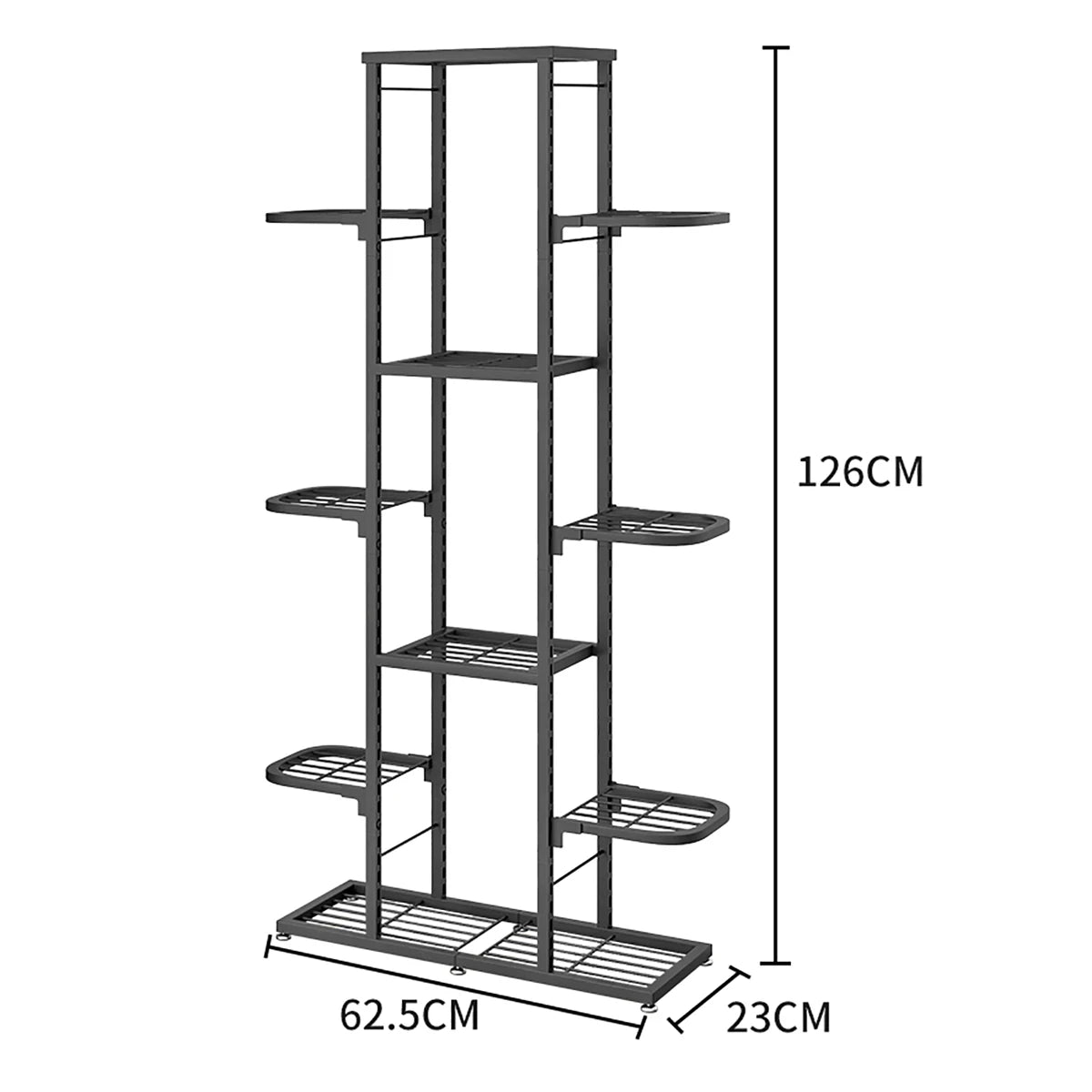 5/7 Tier Plants Shelf Potted Flower Plant Stand Rack Multiple Flower Pot Holder Shelf Indoor Outdoor Planter Display Organizer